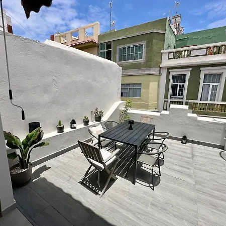 Modern Town House Near With Sunny Terrace * Las Palmas de Gran Canaria